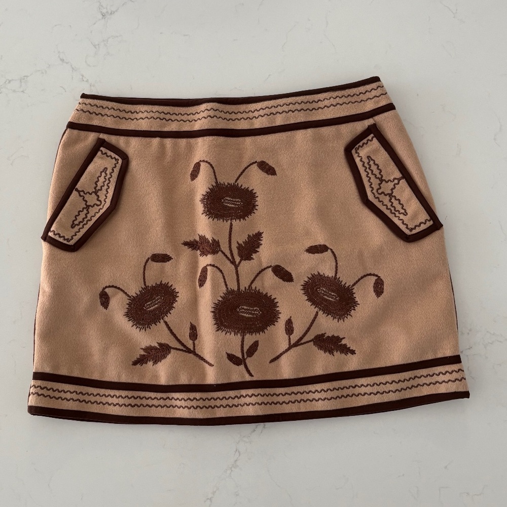 Antik Batik Tady Embroidered Skirt